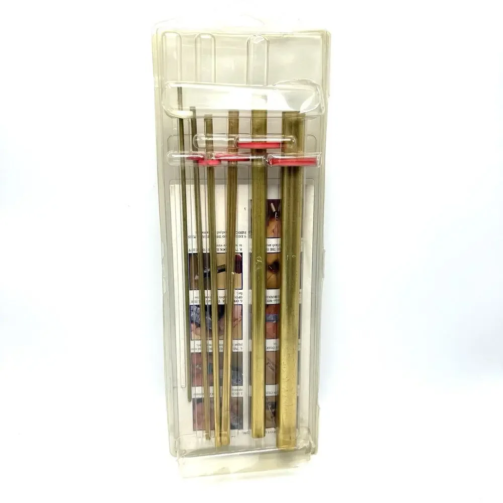 Vintage Fasturn Fabric Tube Turning System 6 Brass Tubes NO HOOKS Crowning Touch